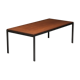 'T-angle' Low table in teak, designed by Florence Knoll for Knoll Int., 1950's
