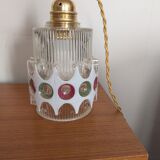 Textured glass pendant in the style of Doria Leuchten (1960)