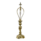 Lampe en Bronze Doré, Art Nouveau – Fin XIXe