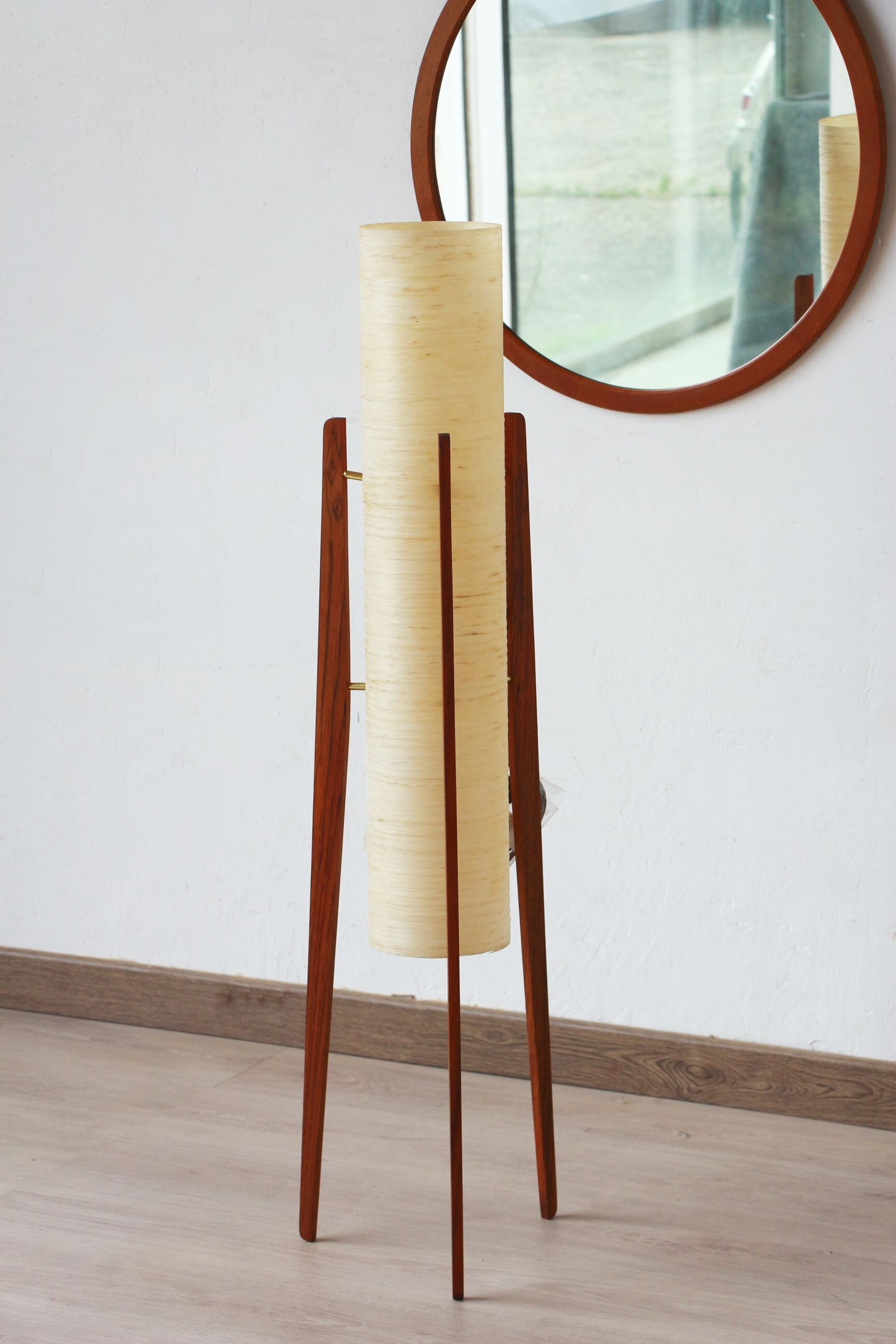 Rocket lamp - cream - 60's