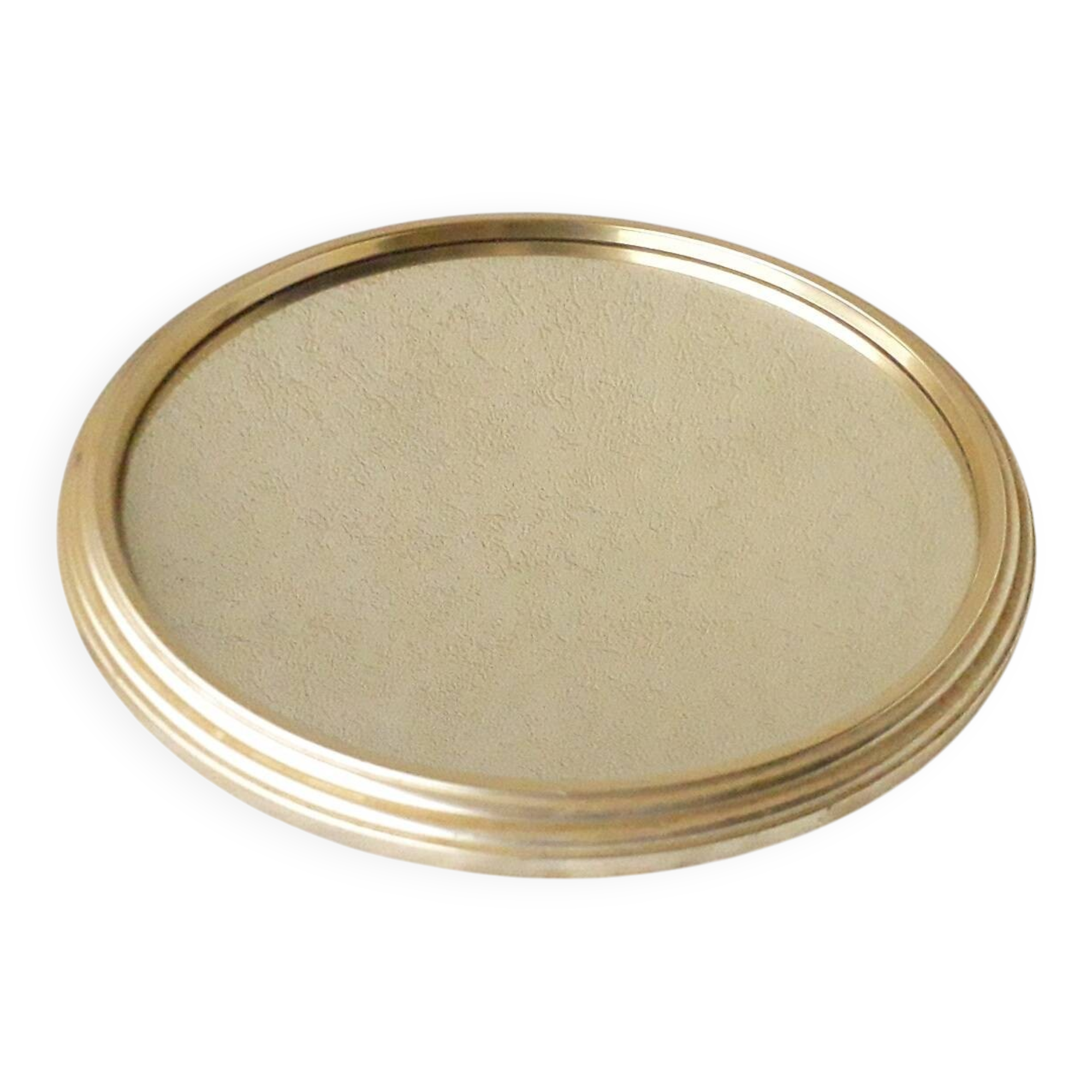 Round mirror tray