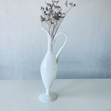 White opaline ewer