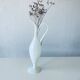 White opaline ewer