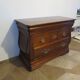 Rare - Pretty English chest of drawers - 3 drawers - solid wood "tomb" chest of drawers - Sourisseau cabinetmaker