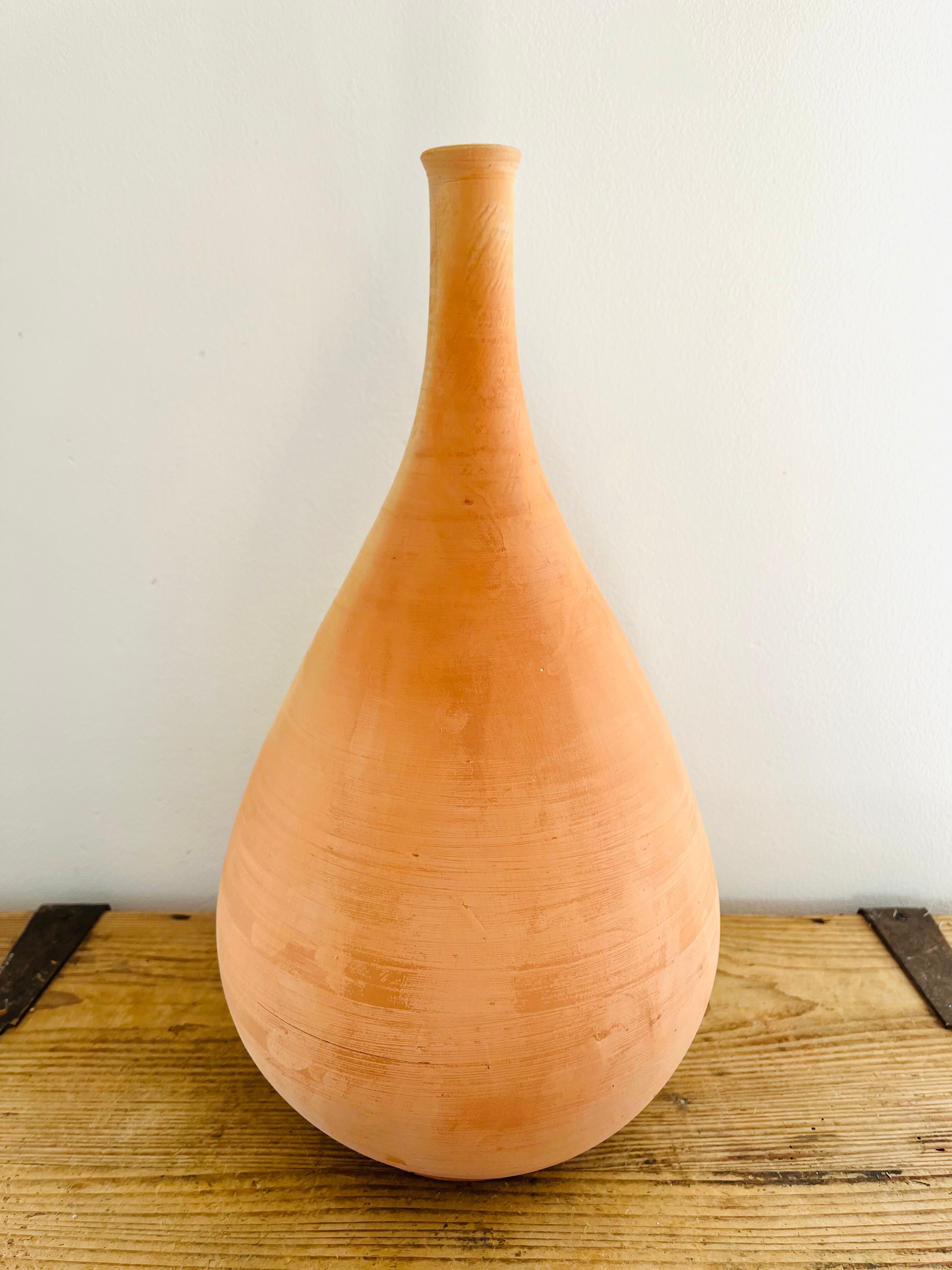 Moroccan terracotta vase
