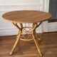 Round rattan table