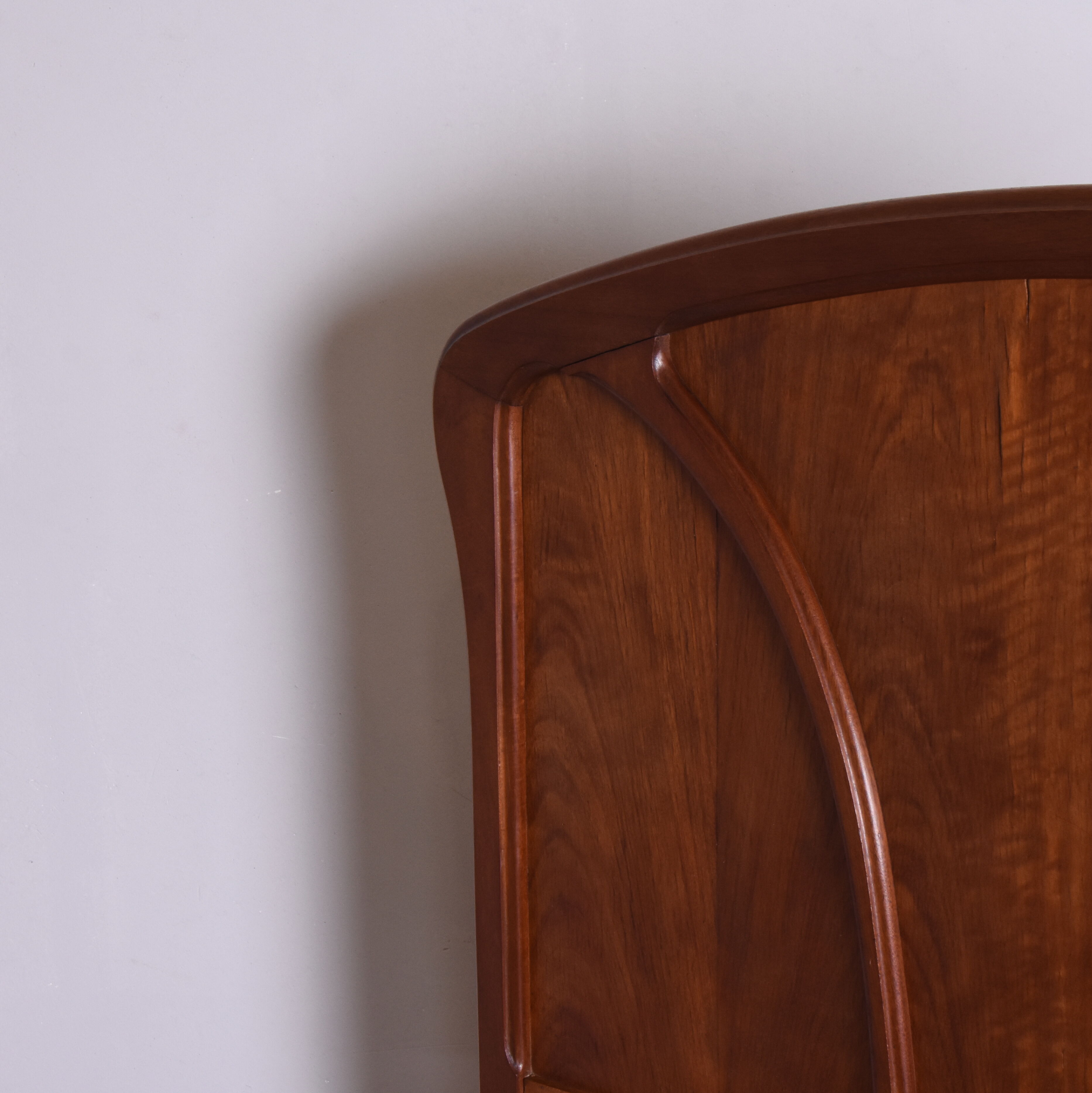 Wooden bed, early 20th century.