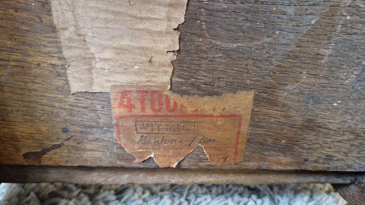 Chaise Lorraine en chêne, XIXe