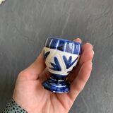 2 vintage Italian ceramic egg cups