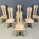 Vintage dining chairs by Depuydt, Belgium, set of 6 - 1960s