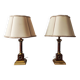 Pair of neo-classical Empire style lamps