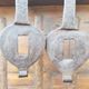 Old Vintage Indian Box on Wooden Wheels Early 20th S