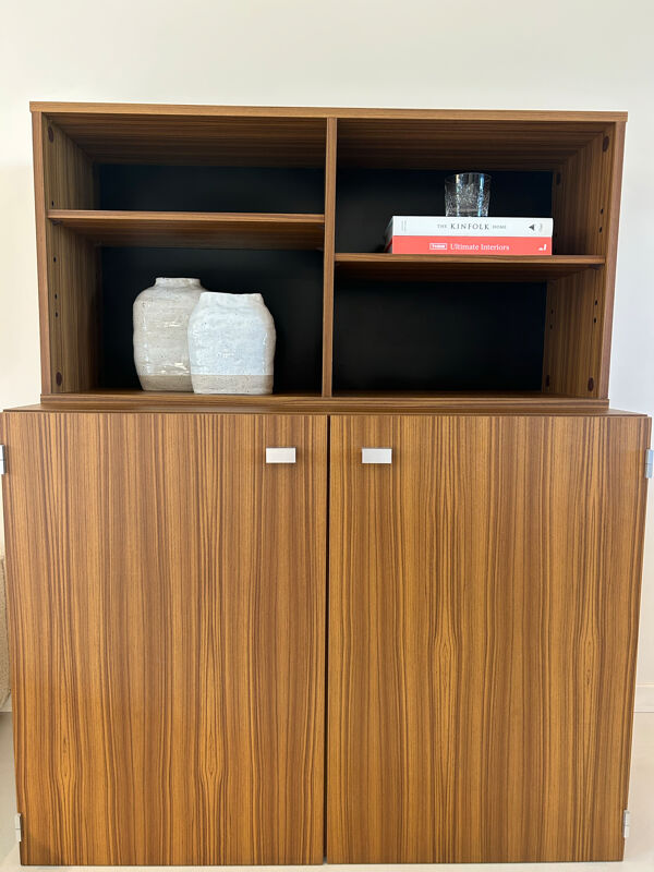 Mobilier de rangement vintage Meurop, années 1970 — teck, design belge