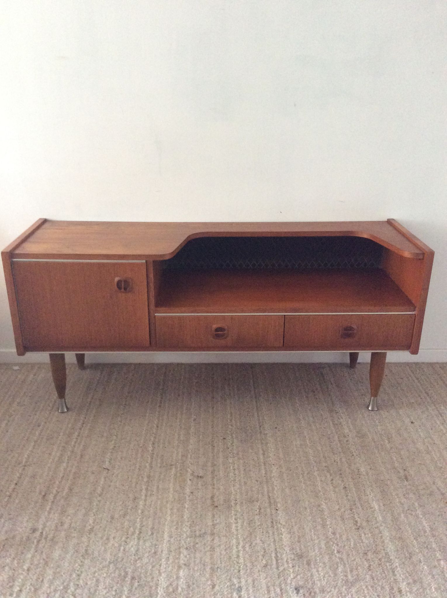 Scandinavian teak tv cabinet from the 60s