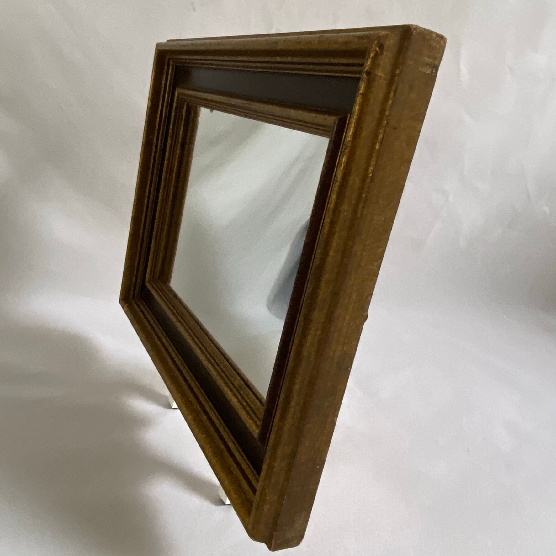 Golden leaf gold mirror