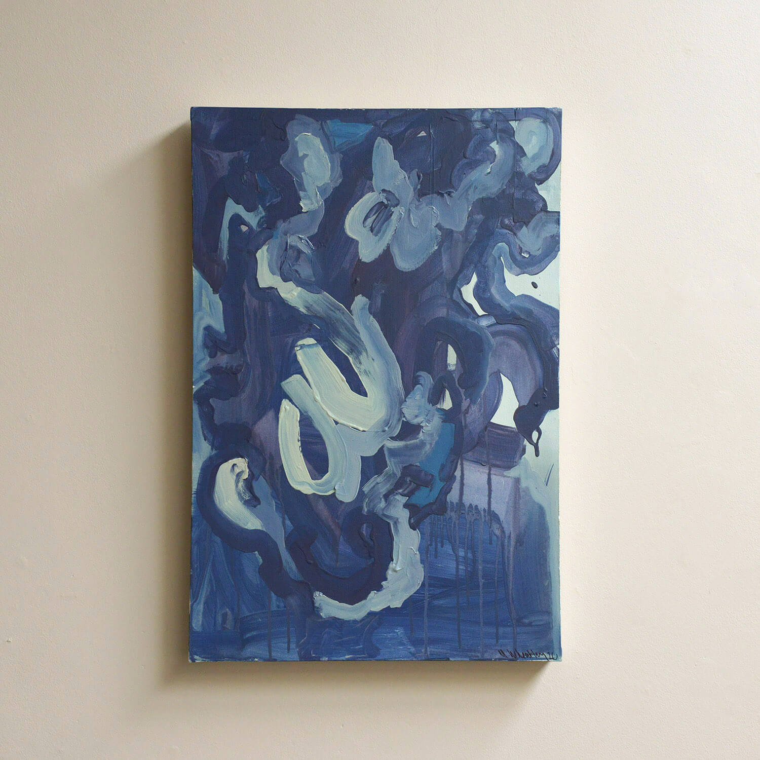 Original Abstract Painting 'The Deep' by Megan Wheatley