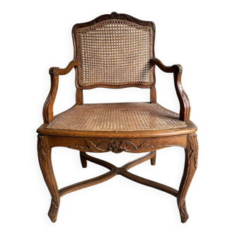 Fauteuil Régence à entretoise