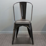 TOLIX chair in black metal by Xavier Pauchard
