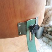 Old adjustable workshop chair, industrial vintage