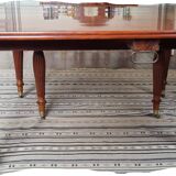 Large English mahogany dining room table