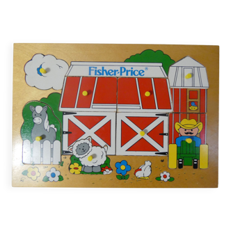 puzzle en bois Fisher Price la ferme.