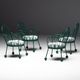 Sculptural Garden Armchairs, France, 1950s