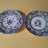 Handmade decorative earthenware plates