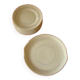 Old dessert service in porcelain Céranord, 13 pieces