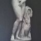 Old photograph of Venus in profile, Capitoline Museum, Rome, 1900, 26x39 cm.
