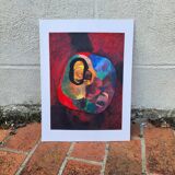 Collage Drawing Fernand Rolland crac Tremblay