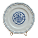 Flat plate Gien model Rouen blue – classic decor