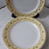 Set of 5 flat plates Luneville model Monaco
