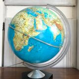 Globe terrestre lumineux vintage
