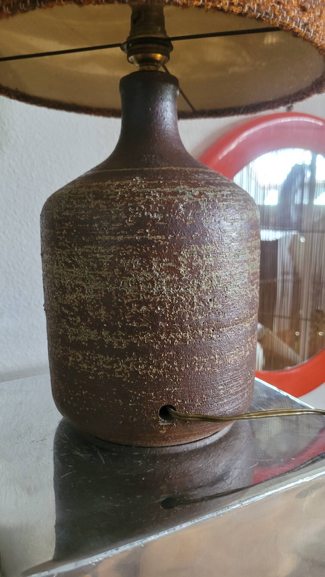 Jacques Pouchain table lamp in ceramic Atelier de Dieuleffit