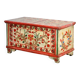 Coffre de mariée d'art populaire, vers 1950