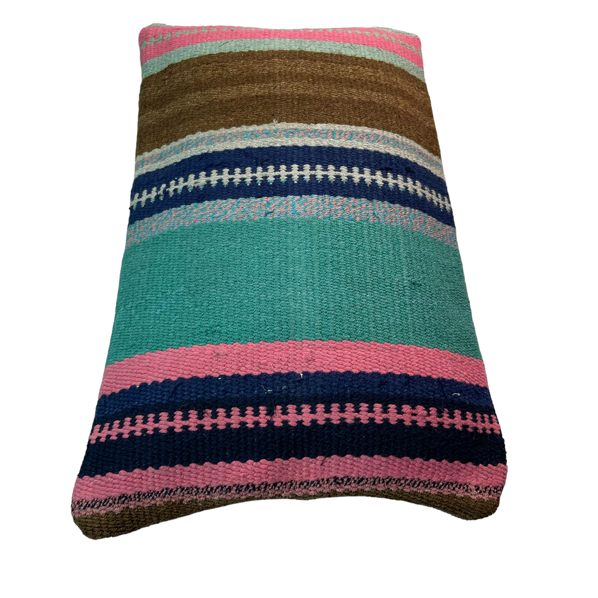 Vintage turkish kilim cushion cover 30x50cm