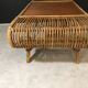 Rattan coffee table