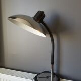 Large vintage chrome table lamp Aluminor - Rare XXL format - 70s