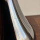 Black Touch Drop Lamp "Incidence" for tabletop use, touch-sensitive.