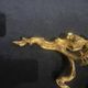 A pair of gilt bronze wall sconces in the chinese style - louis xv style