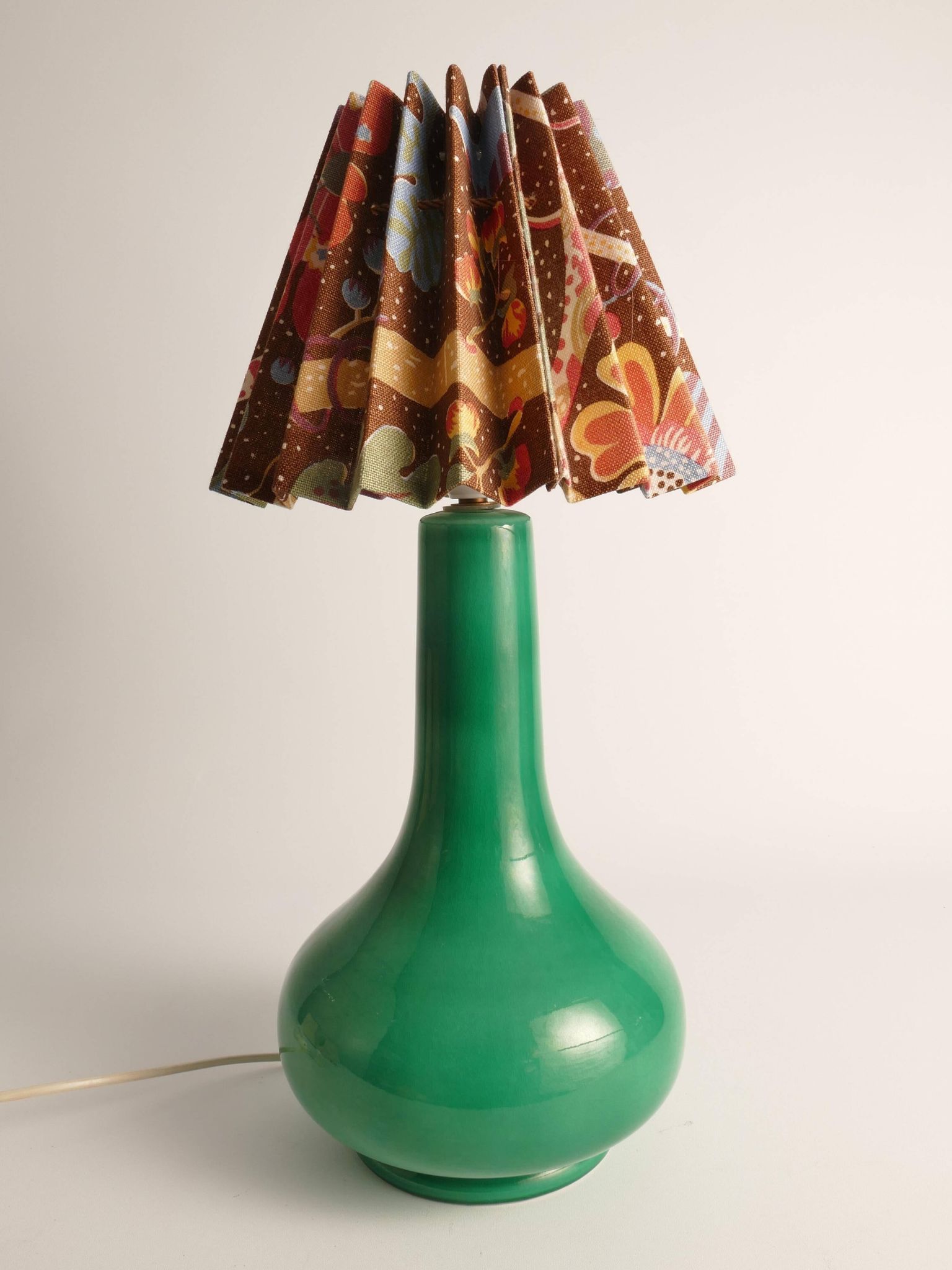 Mid-Century Modern Emerald Green Casa Pupo of London Table Lamp, 1960's