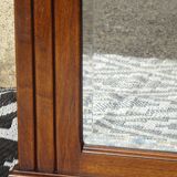 Art Deco mirror in walnut frame 126/88cm