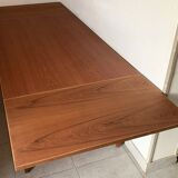 Table extensible en chêne, années 50