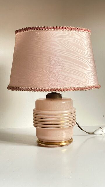 Clichy Glass Art Deco Lamp