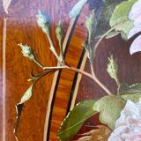 HSP painting "Still life with wild flowers" Trompe l'oeil with frame