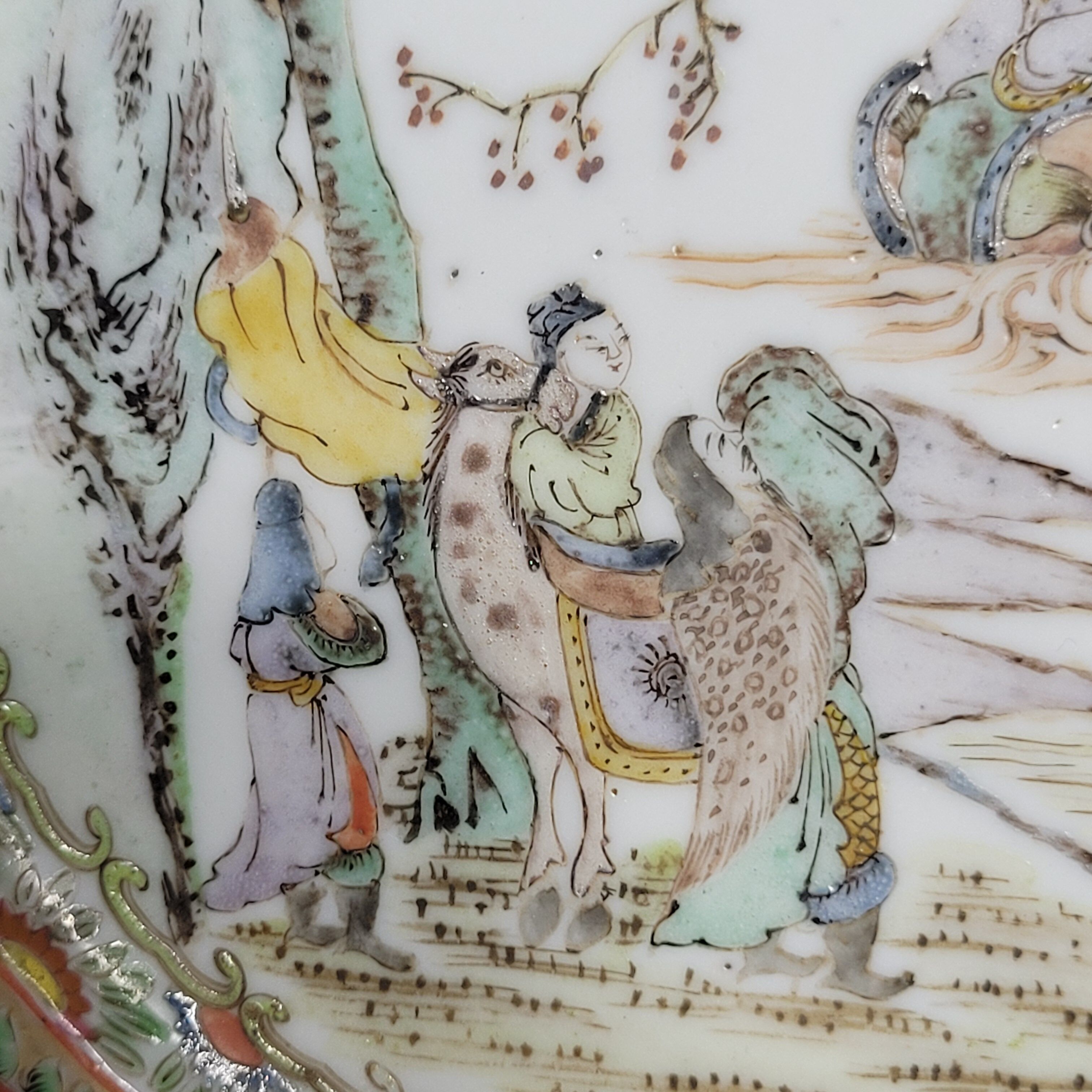 Chinese plate Canton porcelain