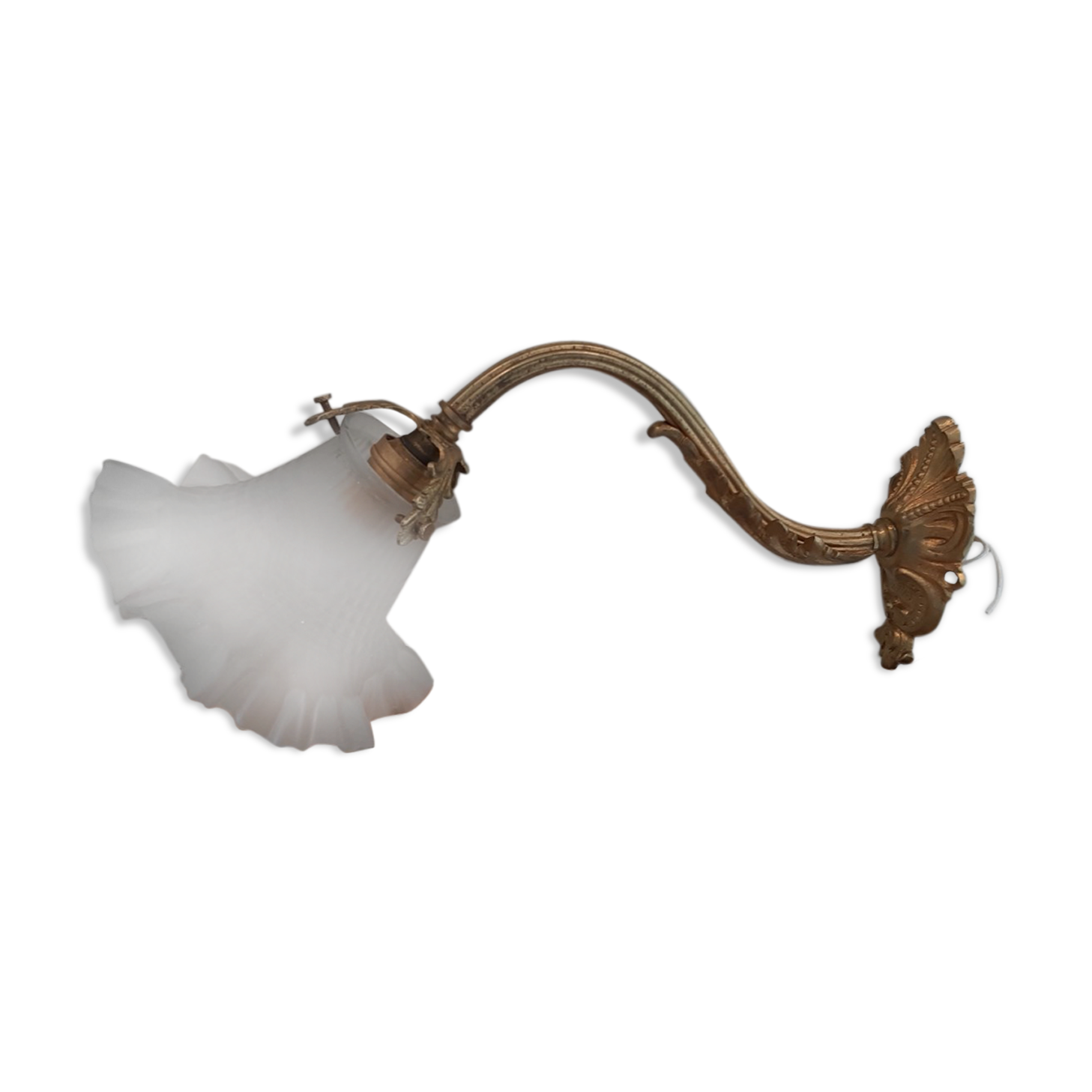 Art deco bronze sconce