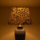 Dutch blue and white ceramic table lamp, 1977, with a new Liberty London shade.