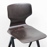 Chaise Galvanitas s19 réédition ébène noir