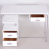 Bureau Bauhaus blanc fabriqué dans les années 1930 en Allemagne